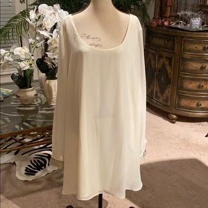 Silver Cuff/White Cocktail Dress #196